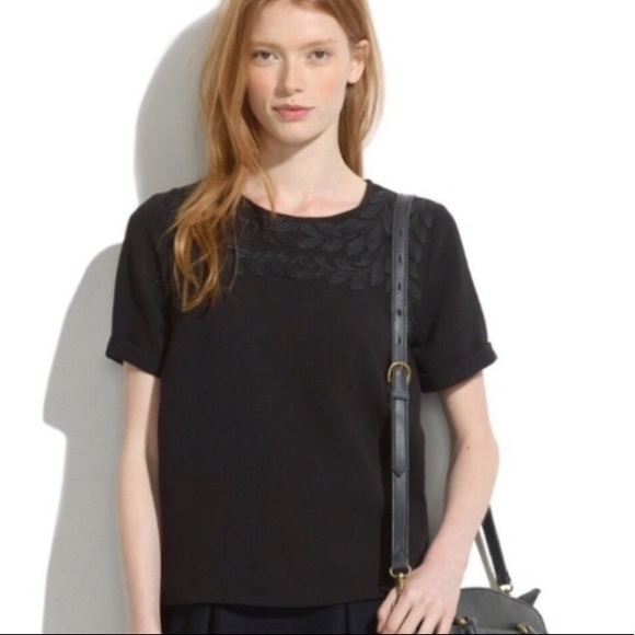 Madewell Tops - NWT Madewell ivy embroidered short sleeve blouse